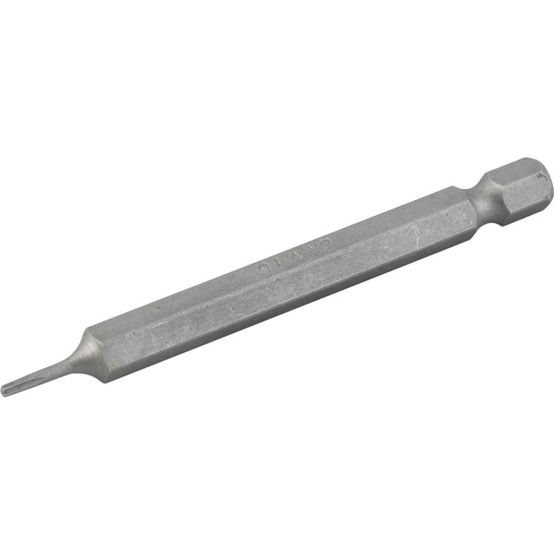 Jogo de bits ponteiras hexalobular com encaixe 1/4", T6 x 75 mm
