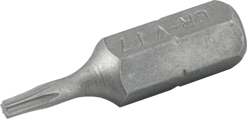 Jogo de bits ponteiras hexalobular com encaixe 1/4", T7 x 25 mm