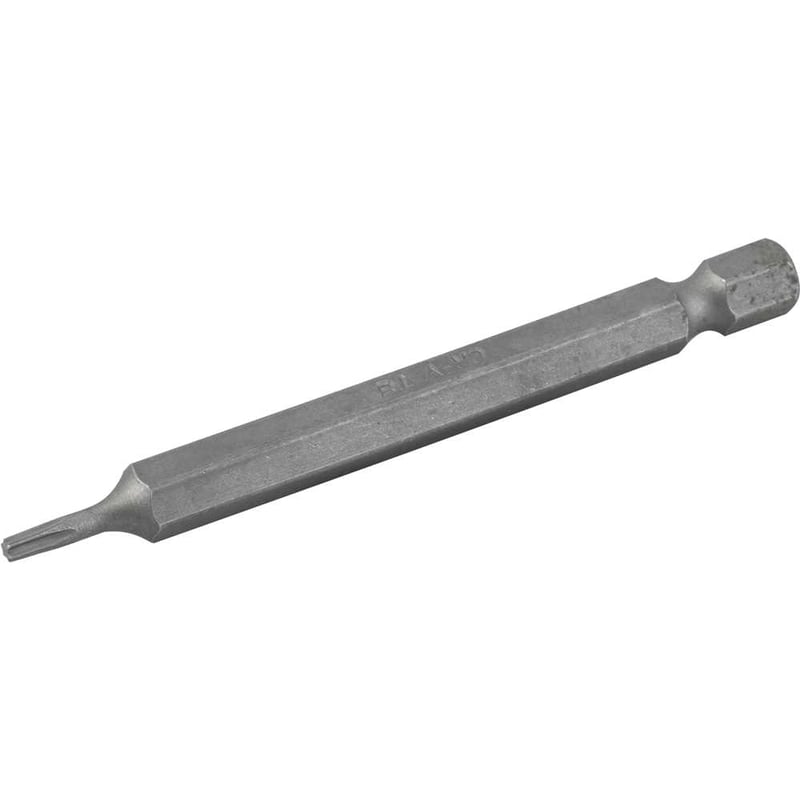 Jogo de bits ponteiras hexalobular com encaixe 1/4", T8 x 75 mm