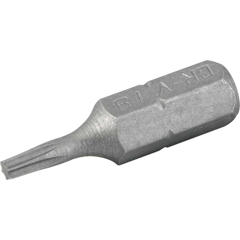 Jogo de bits ponteiras hexalobular com encaixe 1/4", T9 x 25 mm