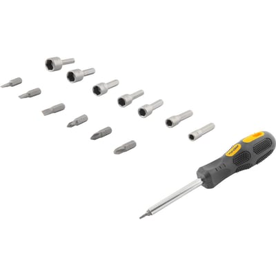 Jogo de bits, ponteiras, com 20 peças, encaixe sextavado 1/4"