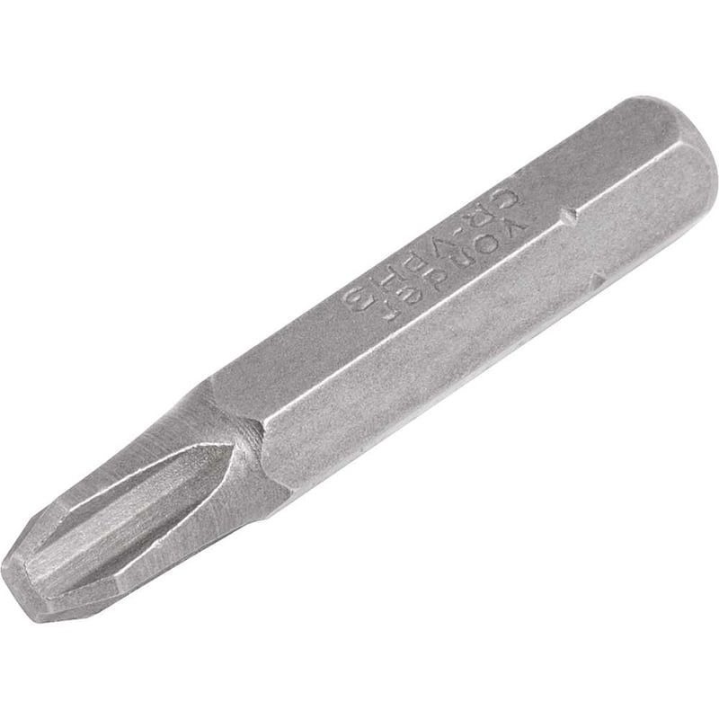 Bits/ponteira phillips com encaixe 1/4", nº 3 x 38 mm, com 5 peças