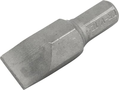Jogo de bits/ponteiras, fenda, encaixe 5/16", 12 mm x 38 mm, cartela com 5 peças