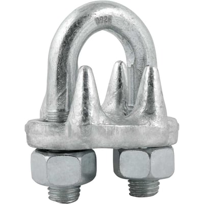 Clips para cabo de aço 1" - 25,40 mm, pesado, encartelado, VONDER PLUS