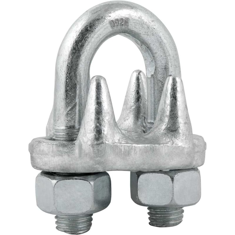 Clips para cabo de aço 1" - 25,40 mm, pesado, encartelado, VONDER PLUS