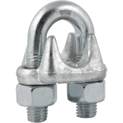 Clips para cabo de aço 7/8" - 22,20 mm, pesado, encartelado, VONDER PLUS