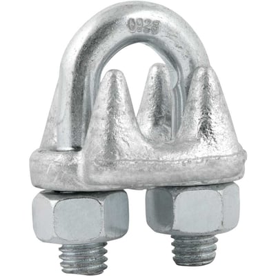 Clips para cabo de aço 5/8" - 15,90 mm, pesado, encartelado, VONDER PLUS
