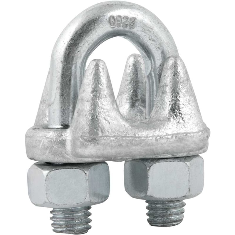 Clips para cabo de aço 5/8" - 15,90 mm, pesado, encartelado, VONDER PLUS
