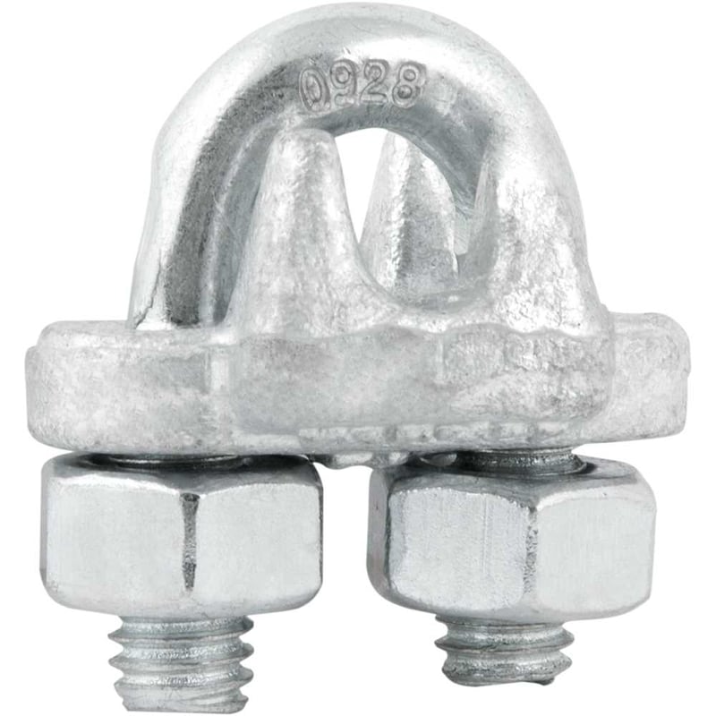 Clips para cabo de aço 5/16" - 7,94 mm, pesado, encartelado, VONDER PLUS