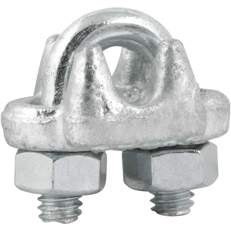Clips para cabo de aço 1/4" - 6,35 mm, pesado, encartelado, VONDER PLUS