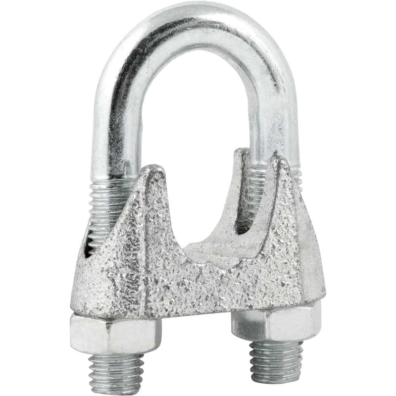 Clips para cabo de aço 1" - 25,40 mm, pacote com 1 peça