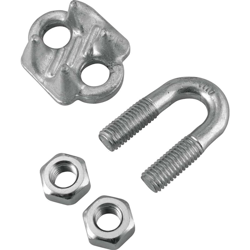 Clips para cabo de aço 1/2" - 12,70 mm, pesado, VONDER PLUS