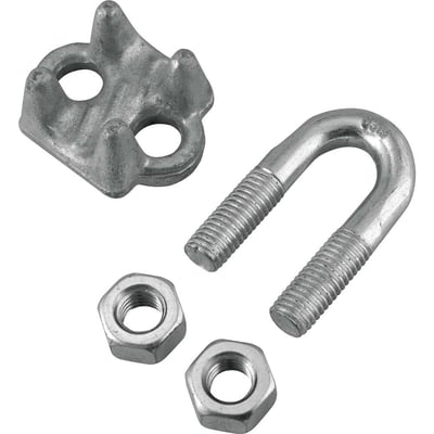 Clips para cabo de aço 3/4" - 19,10 mm, pesado, VONDER PLUS