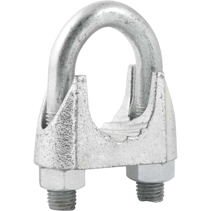Clips para cabo de aço 1.1/4" - 31,80 mm, pacote com 1 peça