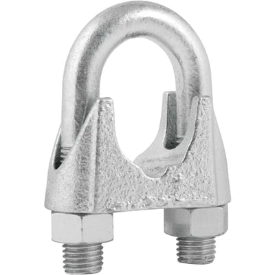 Clips para cabo de aço 1.1/8" - 28,60 mm, pacote com 1 peça