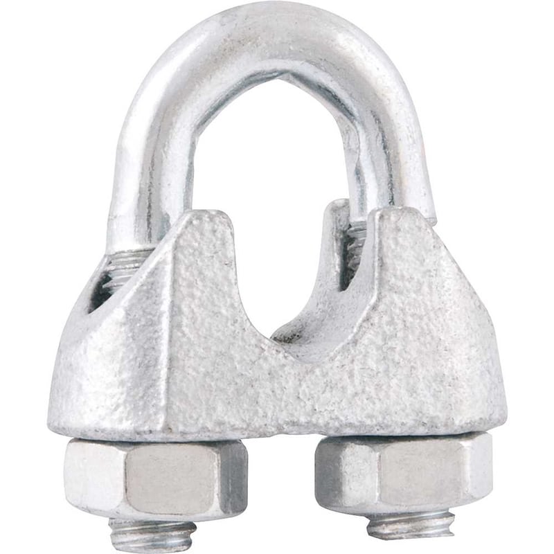 Clips para cabo de aço 1/4" - 6,35 mm, granel