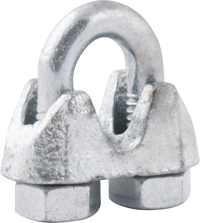 Clips para cabo de aço 1/8" - 3,18 mm, granel