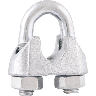 Clips para cabo de aço 3/8" - 9,53 mm, granel