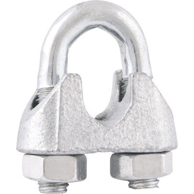 Clips para cabo de aço 5/16" - 7,94 mm, cartela com 2 peças