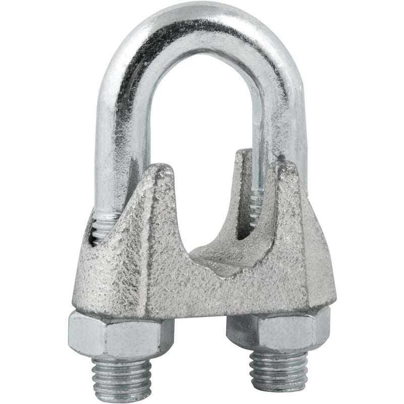 Clips para cabo de aço 7/8" - 22,20 mm, pacote com 1 peça