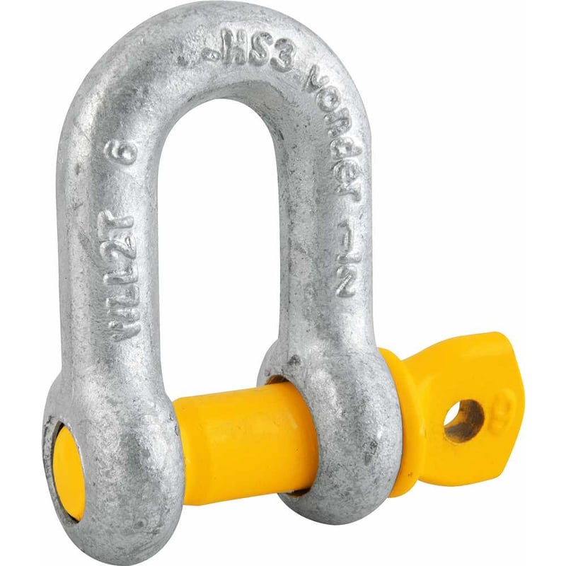 Manilha reta para cabo de aço, 1/2", VONDER PLUS