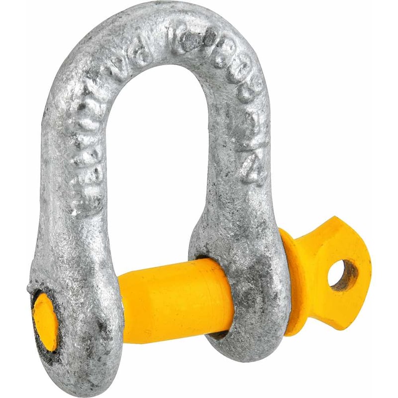 Manilha reta para cabo de aço, 1/4", VONDER PLUS