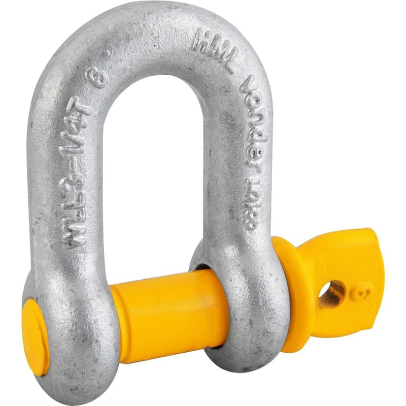 Manilha reta para cabo de aço, 5/8", VONDER PLUS