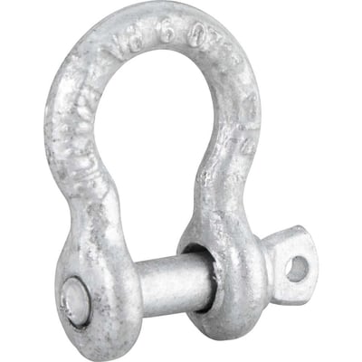 Manilha curva, 1/4", 0,50 T, VONDER PLUS