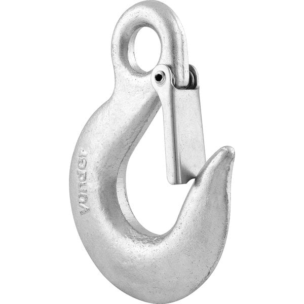 Gancho de aço com olhal, 5,0 toneladas, 3/4", com trava