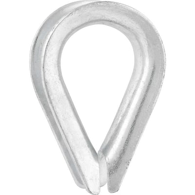 Anilha/sapatilho para cabo de aço, 9,53 mm - 3/8"