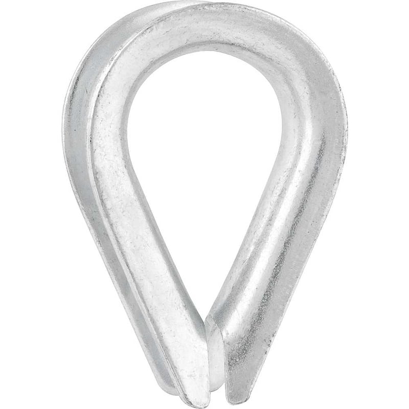 Anilha/sapatilho para cabo de aço, 9,53 mm - 3/8"