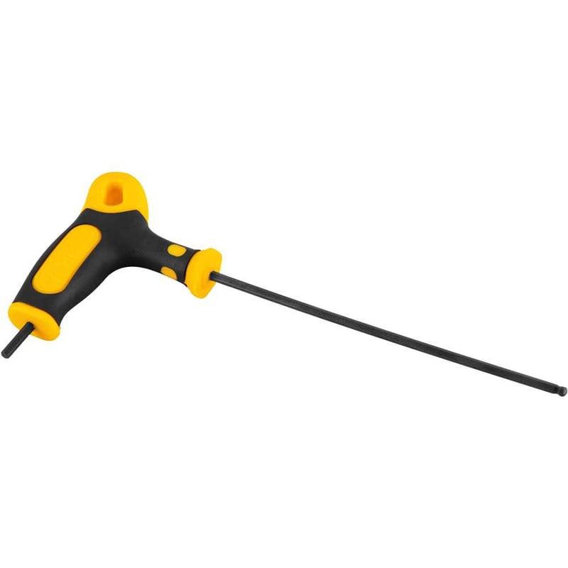Chave hexagonal (allen) abaulada longa, 2,5 mm, cabo T