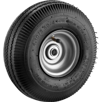 Roda com pino para Carrinho de Carga 2 em 1