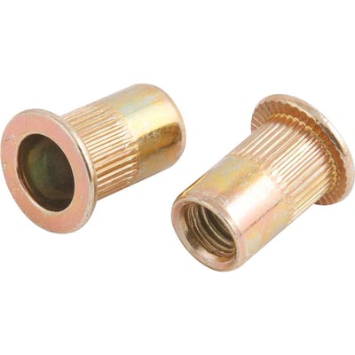 Rebite de rosca em aço carbono, rosca M6 x 15,0 mm