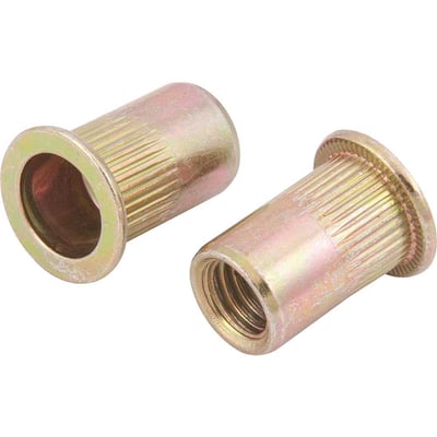 Rebite de rosca em aço carbono, rosca M8 x 18,0 mm