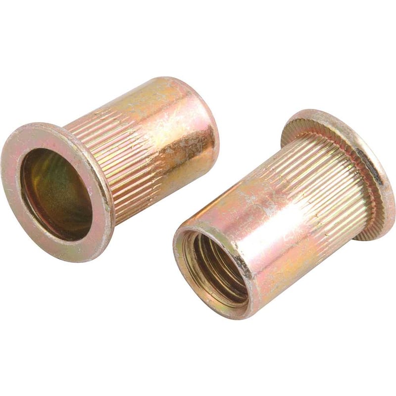 Rebite de rosca em aço carbono, rosca M10 x 21,0 mm