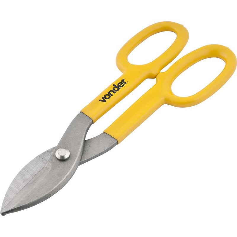 Tesoura 10", para chapas, modelo americano, corte reto