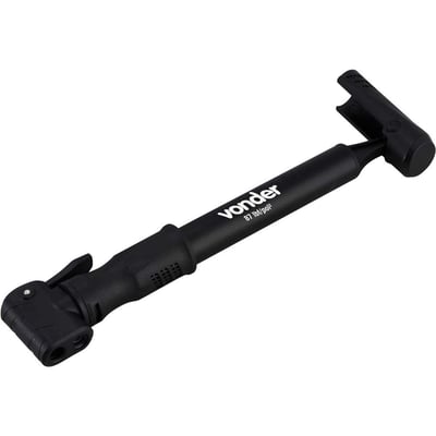 Bomba de ar portátil com bico flexível para bicicleta