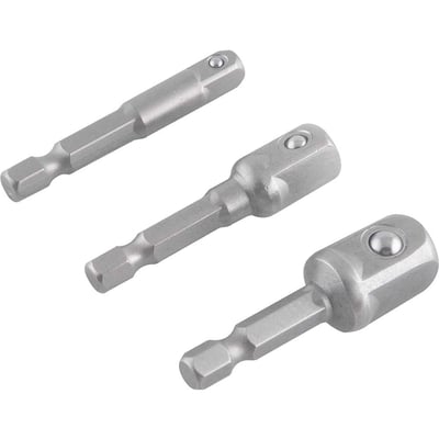 Jogo de adaptadores para soquetes, com 3 peças