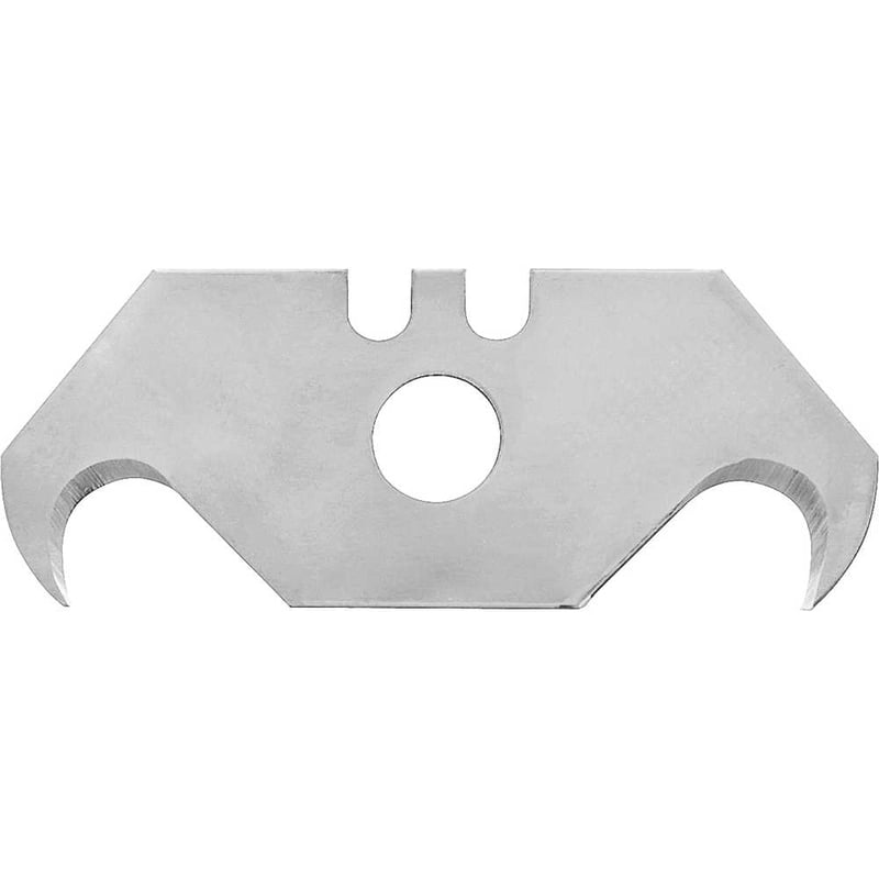 Lâmina trapezoidal para estilete, curva, com 10 peças, LT 001