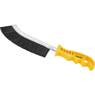 Escova manual com cerdas de nylon