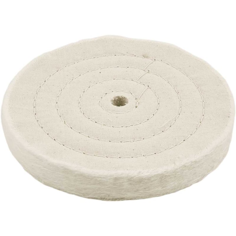 Roda de pano para polimento 6" x 5/8", furo 1/2"