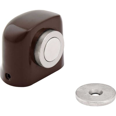 Fixador de porta FP 600, cor marrom
