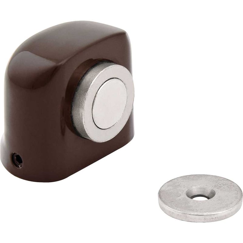 Fixador de porta FP 600, cor marrom