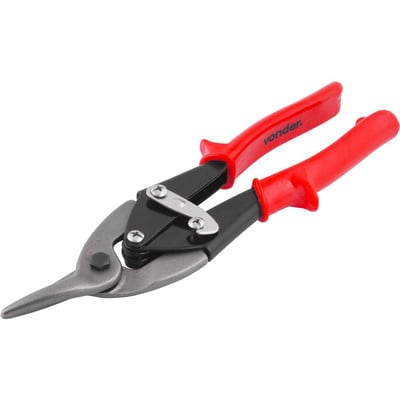 Tesoura 10", para chapas, modelo aviação, corte à esquerda