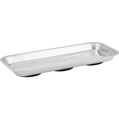 Bandeja magnética retangular, inox, 160 mm x 360 mm