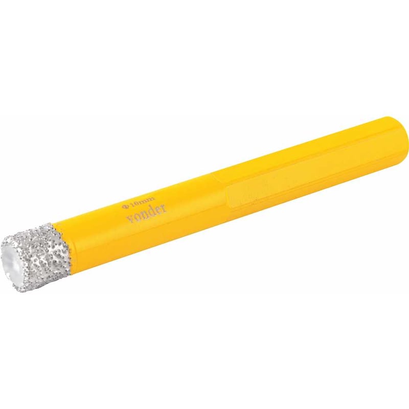 Serra copo diamantada 10 mm, com haste, refrigerada