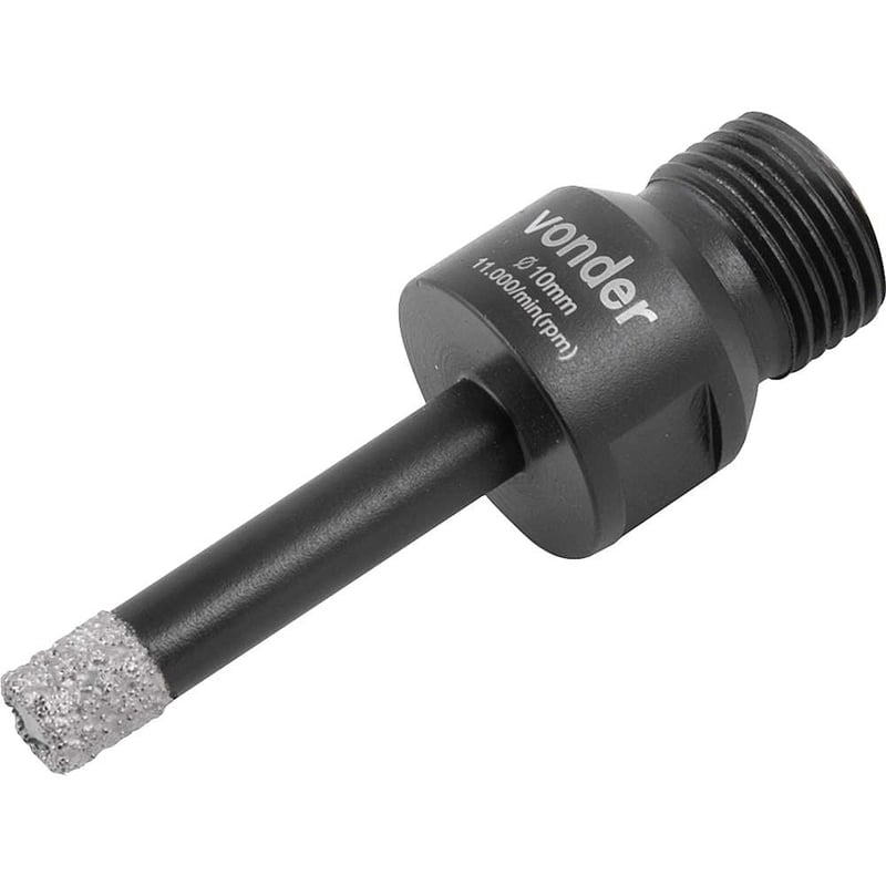 Serra copo diamantada, 10 mm, para esmerilhadeira