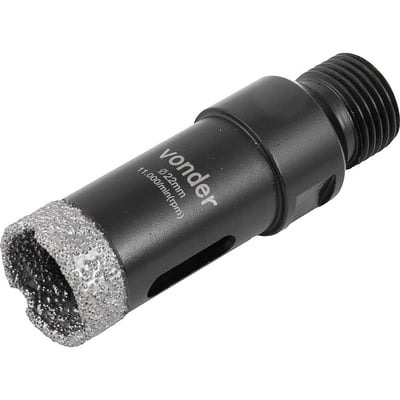 Serra copo diamantada, 22 mm, para esmerilhadeira