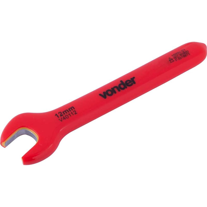 Chave fixa 12,0 mm, uma boca, isolada, IEC60900